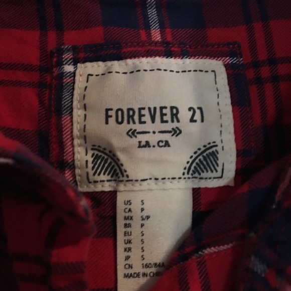 Forever 21 plaid flannel - Picture 3 of 3